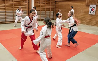 Ny träningshall lyfter taekwondon