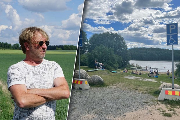 Efter klagom�len � badplatsen ska muddras fr�n skr�p
