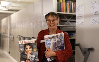 P� bibblan i centrum s�ljs magasinen slut p� minuter