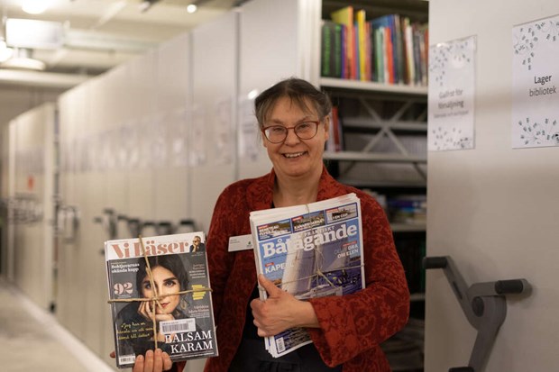 P� bibblan i centrum s�ljs magasinen slut p� minuter