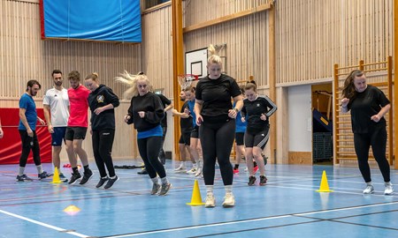 Spelarna svettas ihop och v�xer ihop