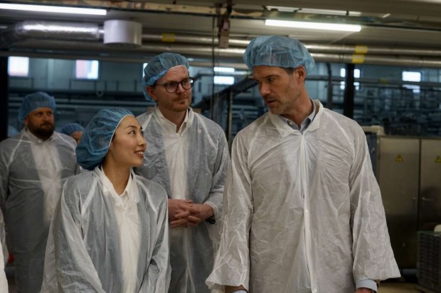 H�r f�r tofufabriken ministerbes�k