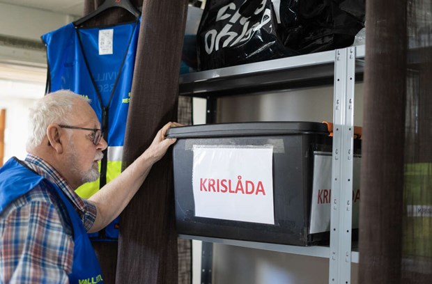 Sven-Olof en av 31 som st�ller upp vid krisl�ge