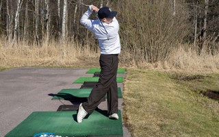 Golfsvingen blev fulltr�ffen