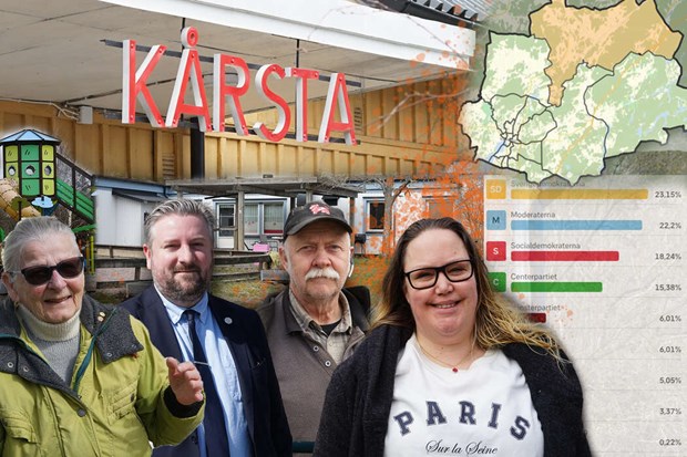 H�r blev SD st�rsta partiet f�rra valet