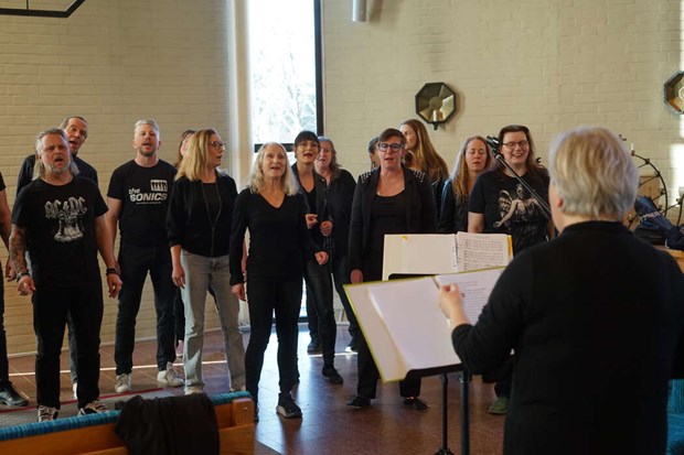 H�r repar All�k�ren inf�r jubileumskonserten