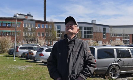 Bengt p� plats n�r skorstenen revs � �H�ftigt�