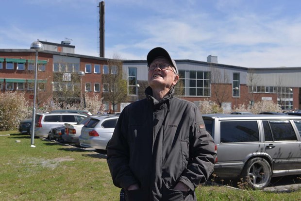 Bengt p� plats n�r skorstenen revs � �H�ftigt�