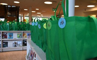 Gr�na p�sar fyllda med l�sgl�dje