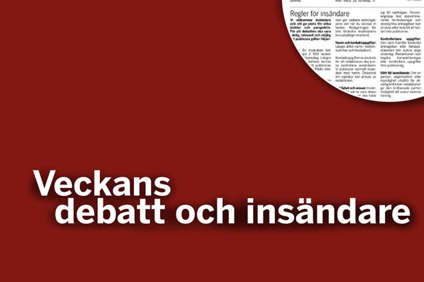 Insändare och debatt v.33 Insändare och debatt v.33