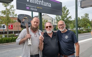 Här går blueståget till Kårsta