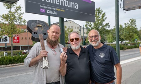 Här går blueståget till Kårsta
