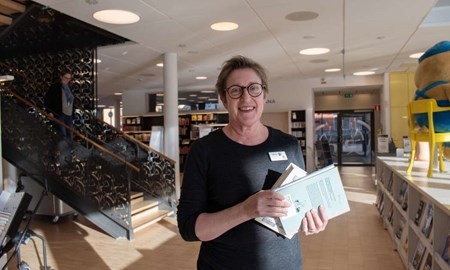 Chans att fynda b�cker p� biblioteket