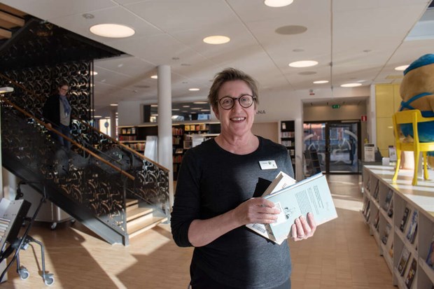 Chans att fynda b�cker p� biblioteket